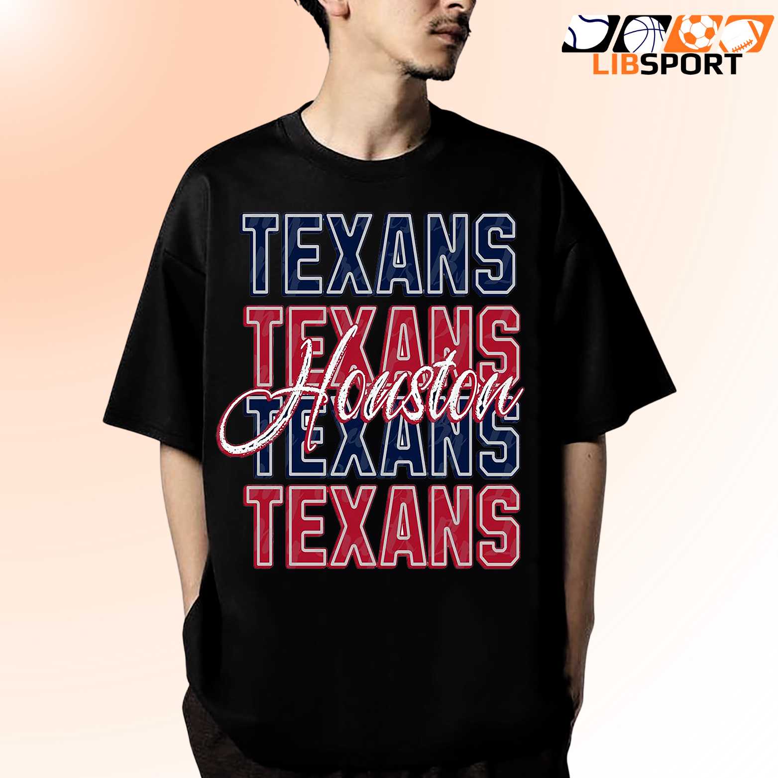 Game Day Stacked Houston Texans T Shirt, Houston Nfl Game Day Shirt